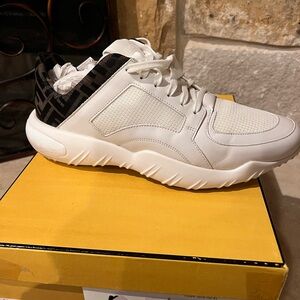 Men's White Fendi Sneakers